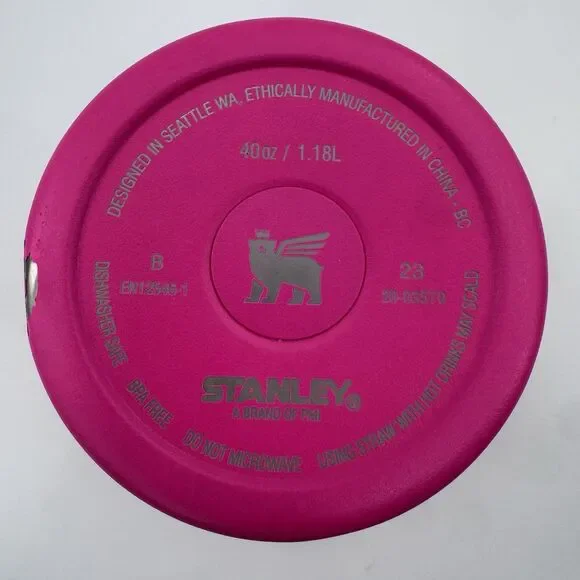 Stanley Flowstate Quencher H2O Double Vacuum Insulate Tumbler 40 oz Fuchsia - Picture 14 of 14